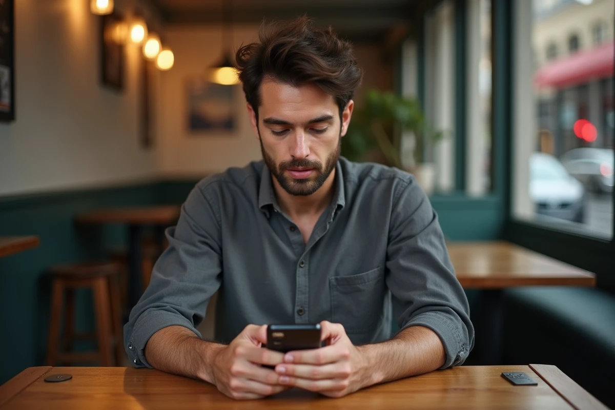 Jeune homme lisant l